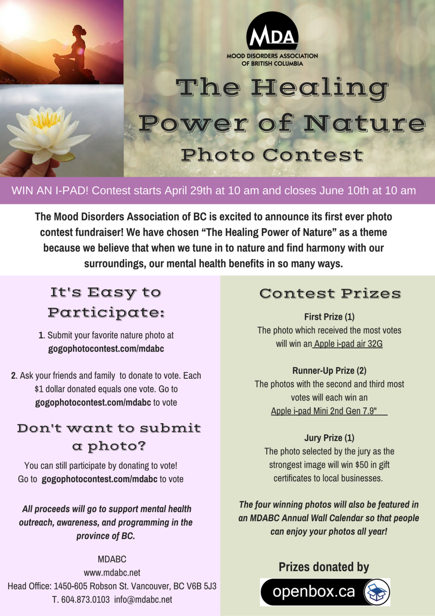 MDABC's First Ever Photo Contest Fundraiser